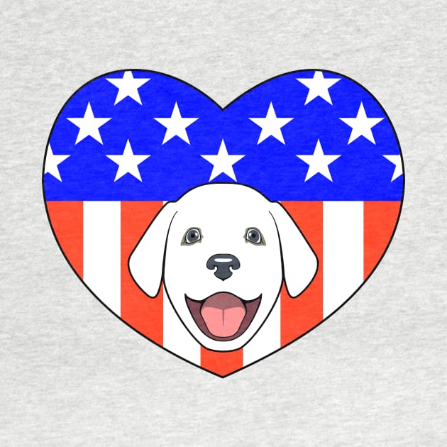ALL AMERICAN DOG LOVER by Cat In Orbit ®